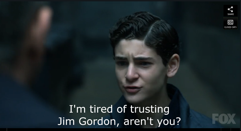 Remember all those comics where Batman had disdain for Commissioner Gordon?